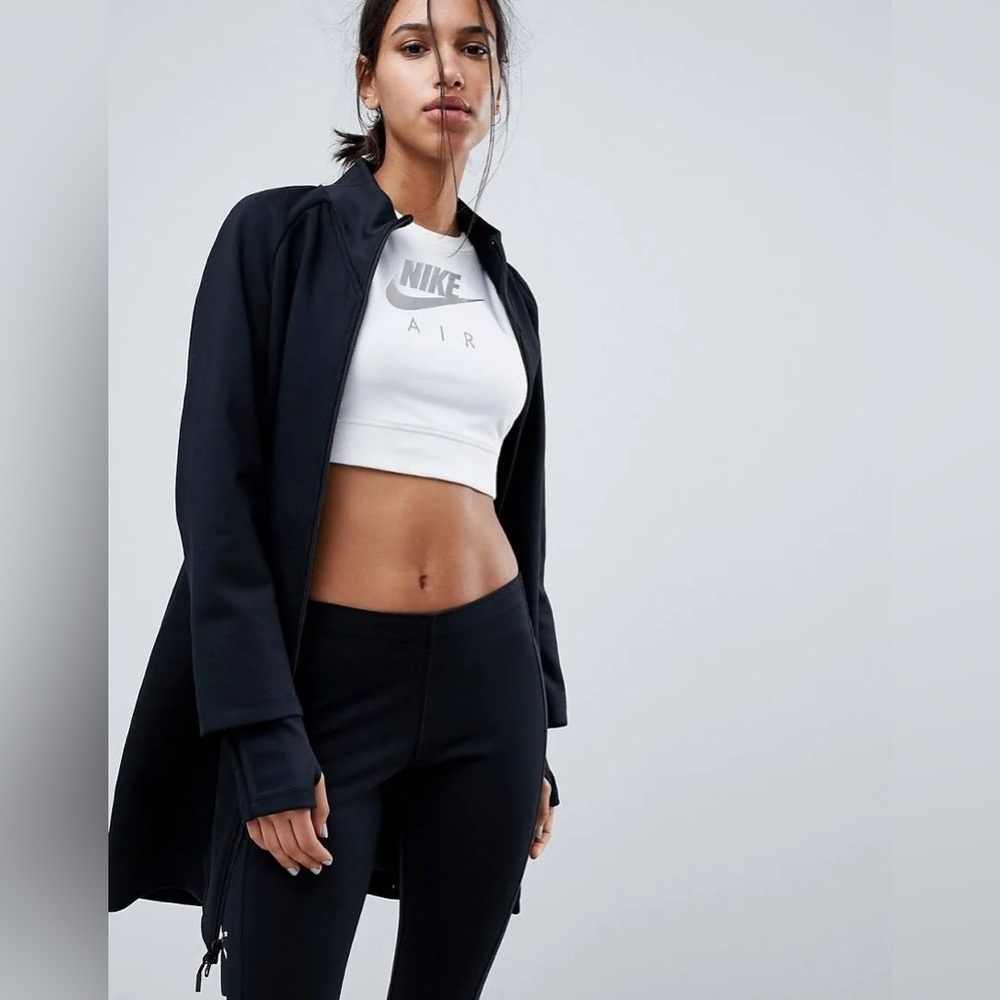 NWT Nike Sportswear Black Tech Fleece Pack Zip Up Long Jacket Size S